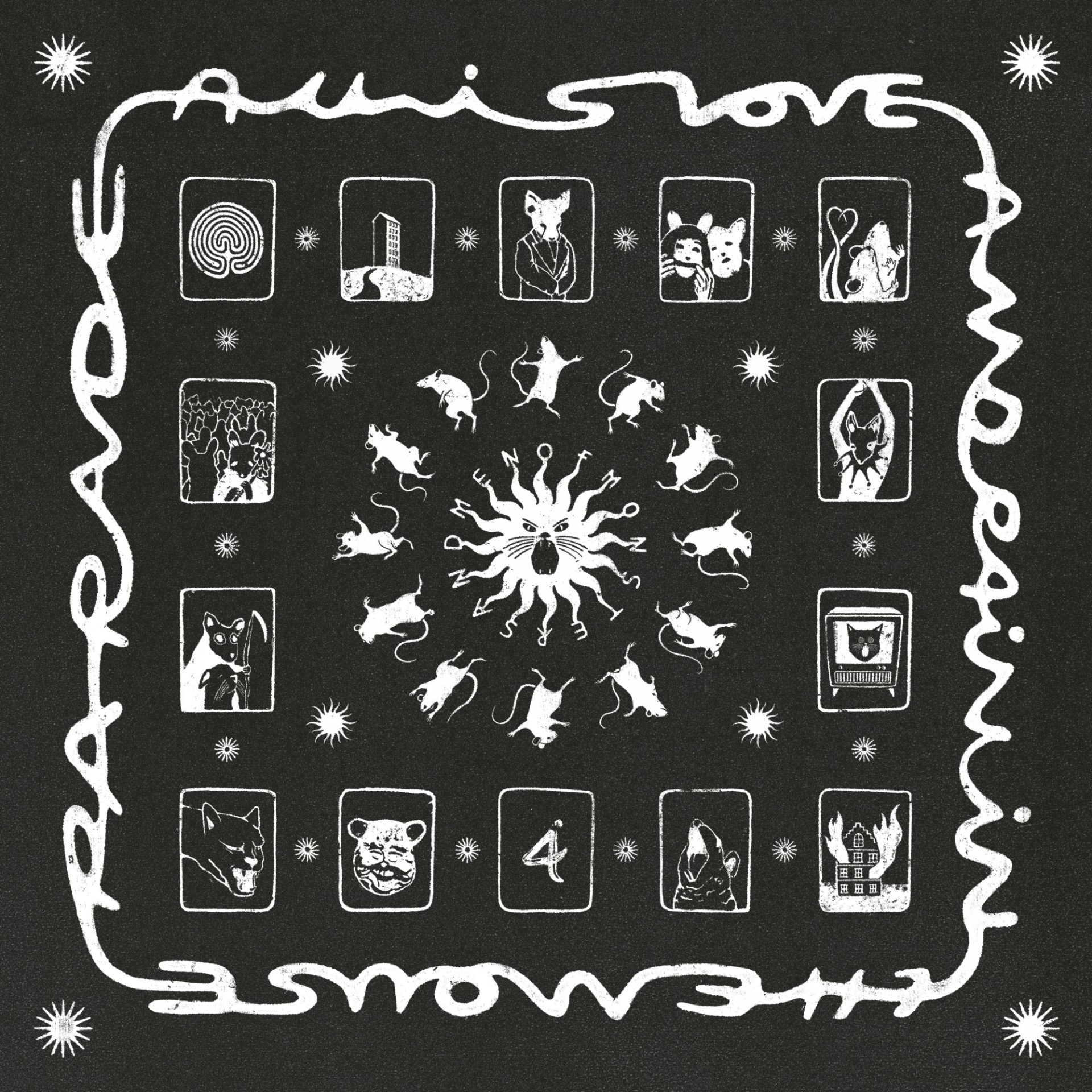 (The official album artwork for “All is Love and Pain in the Mouse Parade,” the band’s fourth album. Credit: Of Monsters and Men)